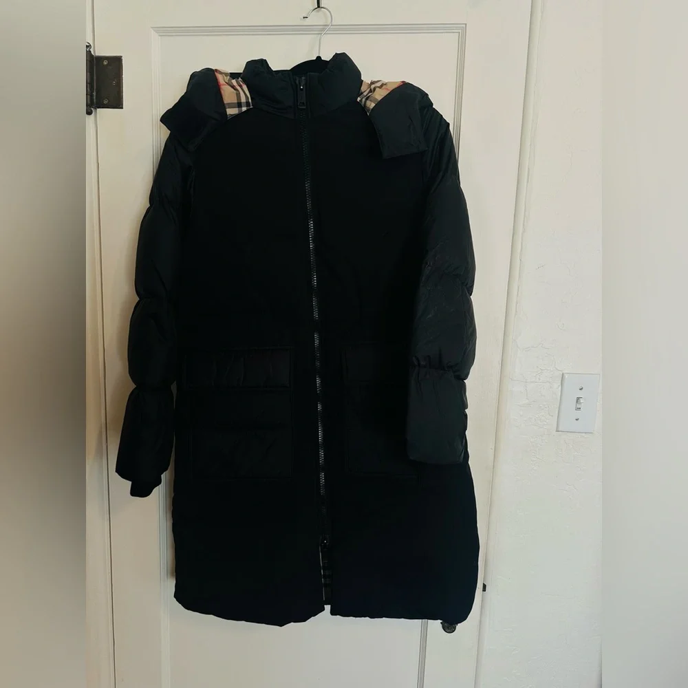 Burberry Reva Down Puffer Jacket Coat plaid jacket horseferry vintage check - Picture 2 of 8